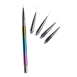 Ipetboom Nail Art Brush of Nail Art Pen Replacement Heads for Gel Professional Manicure Kit Liner