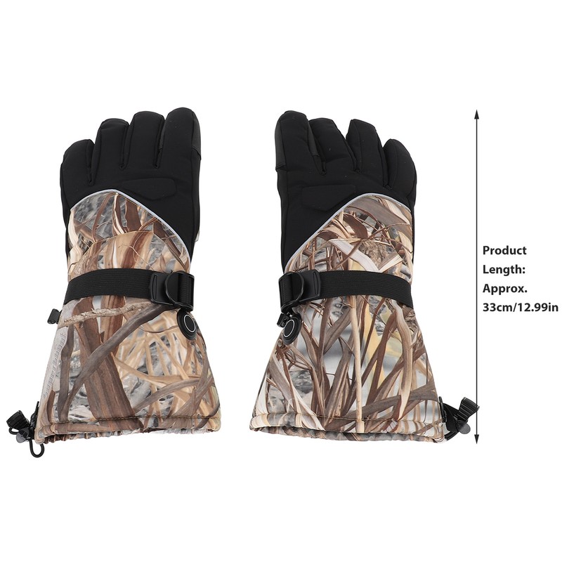 Heated Gloves for Men Women 3 Gear Adjustable Waterproof Touchscreen