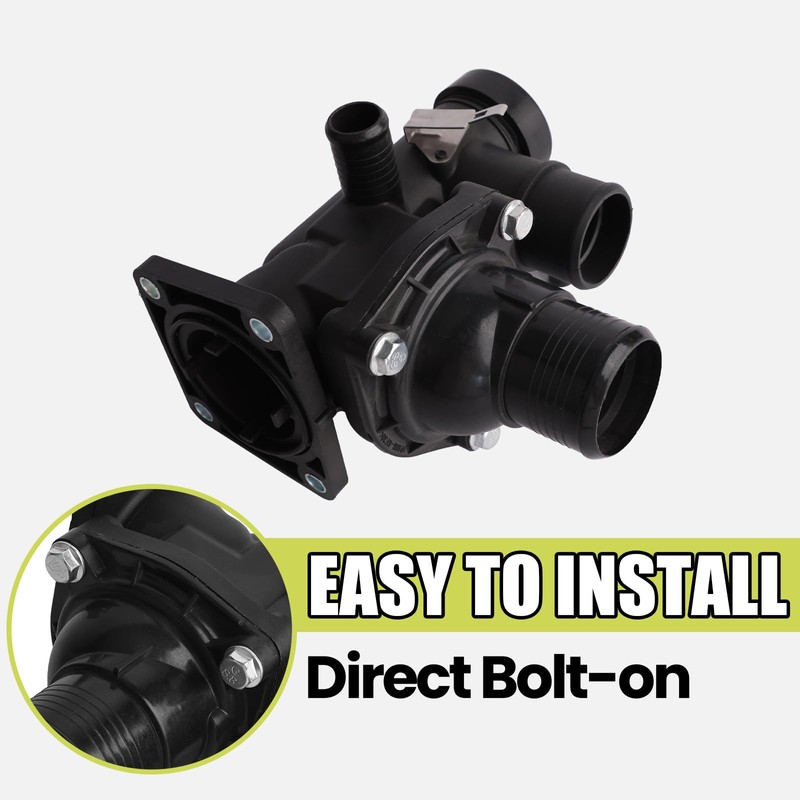 Engine Coolant Thermostat Housing Assembly Compatible with 2002 Ford Thunderbird