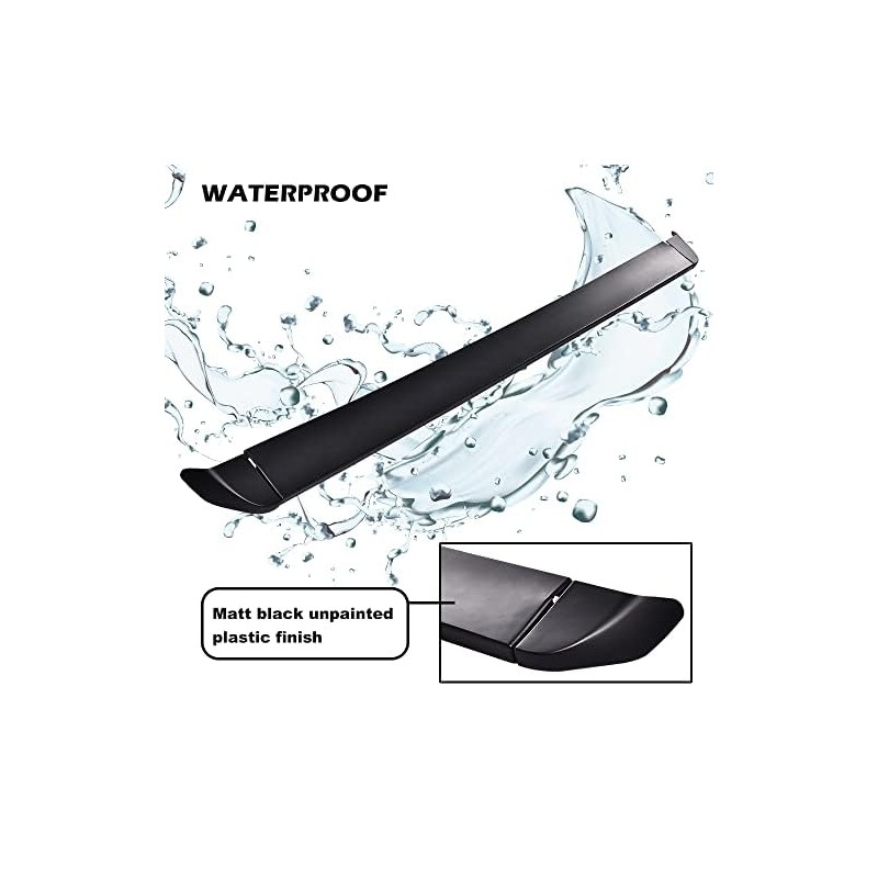 CROSSDESIGN SS Urethane Tailgate Intimidator Spoiler Wing Compatible with Chevy