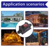 Shengbowi Waterproof Box Inline Cord Switch IP65 DPST Rocker Switch