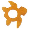GRÜNSPECHT Organic Natural Rubber Teether for Teething Babies, Massages Gums,