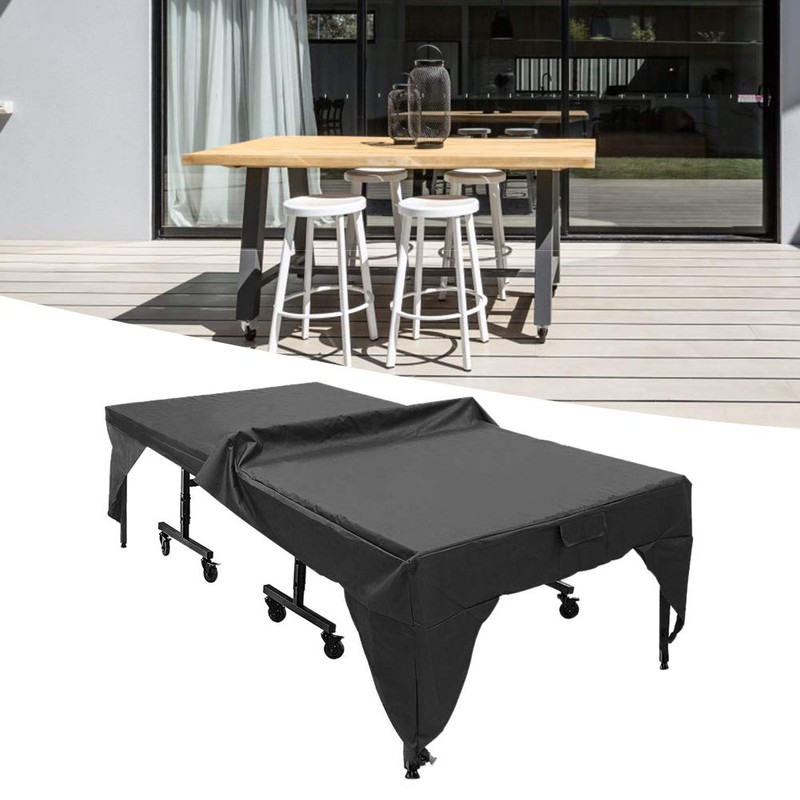 Jenngaoo Table Tennis Tablecloth, Foldable Table Tennis Table Cover, Polyester,