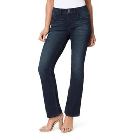 Angels Forever Young Women's Curvy Bootcut Mid-Rise Jeans, Amaryllis, 18 Plus