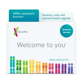 23andMe 23andMe Ancestry Service: Personal Genetic DNA Test with 4000+ Geographic Locations, Family Tree, DNA Relative Finder, and Trait Reports