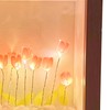 Tulip Light Photo Frame Flower Night Lamp Floral Picture Frame
