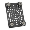 Gantry Plate Aluminum High Strength Gantry Board Black Anodized 3D