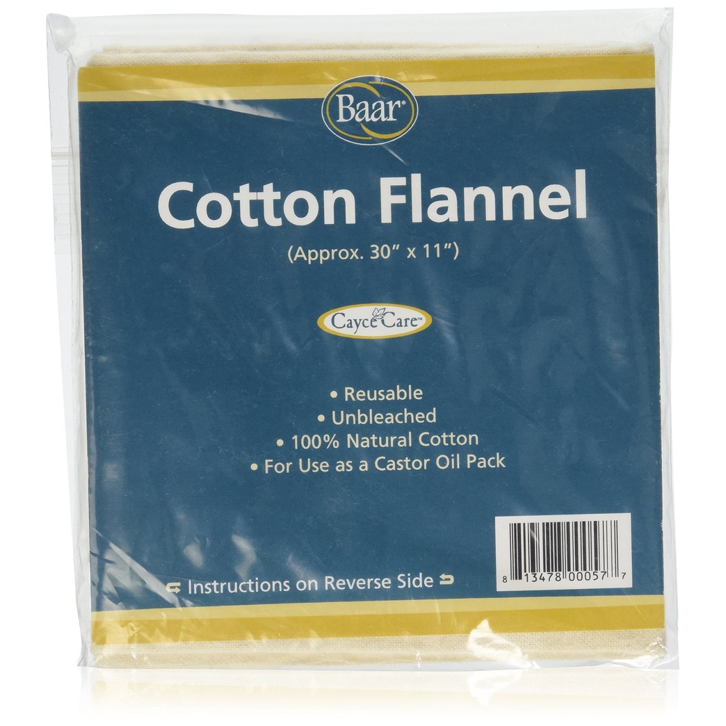 Cotton Flannel Castor Oil Pack