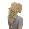 CAISHA by PRETTYSHOP 18" Hairpiece Ponytail Extensions Voluminous Wavy Blond