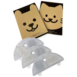 Aqua Mebius Replacement Filter Set of 3 for Dogs and Cats, Automatic Water Filter, 0.6 fl oz (2 L), Ultra Quiet, Japanese Manufacturers Support, Activated Carbon Filter, Ion Exchange Resin Filter