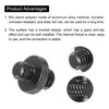 PATIKIL Microphone Stand Adapter, M8 Male to 3/8 Male Thread