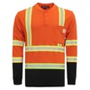 BOCOMAL FR Shirts High Visibility/Hi Vis Reflective Flame Resistant/Fire Retardant