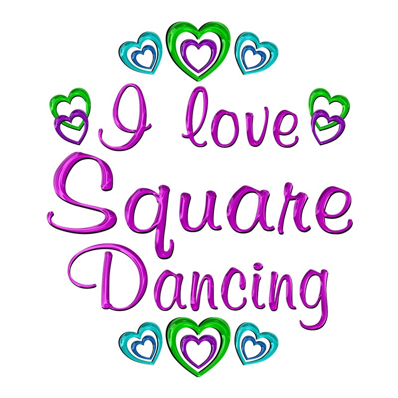 CafePress Love Square Dancing Oval Car Bumper Sticker