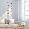 OOTSR 2Pcs Photo Hanging Wire and 24Pcs Mini Magnets, 1.5m(4.9ft)