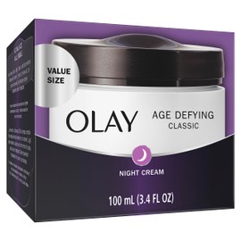 Olay Age Defying Classic Night Cream, Face Moisturizer, 100 Milliliters