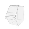 Acrylic Bulk Bread Storage Display Case Bakery Pastry Cookies Bagel