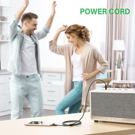 Aprelco 6ft Black Premium 3.5mm Audio Speaker Cable Car AUX Cord Compatible with Sirius Stratus 6 SV6 SDSV6 7 XM Radio