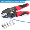 Plustool Crimping Tool for Non-Insulated Open Barrel Terminals & Receptacles