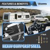 Tinivalee 2-5/16" Adjustable Trailer Coupler Heavy Duty Channel-Mount, Capacity 15000LBS
