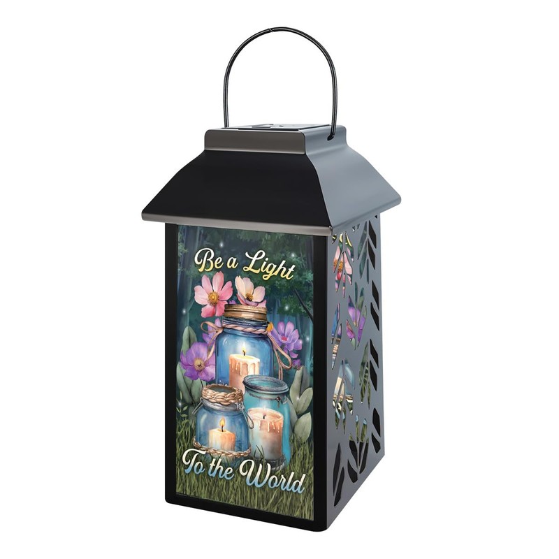 Briarwood Lane Be a Light Jars Solar Lantern