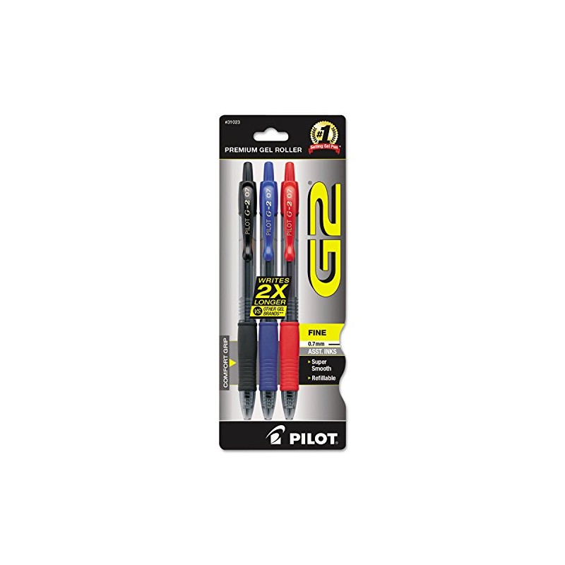 Pilot G2 Premium Gel Roller Pens, Fine Point, Gel Ink