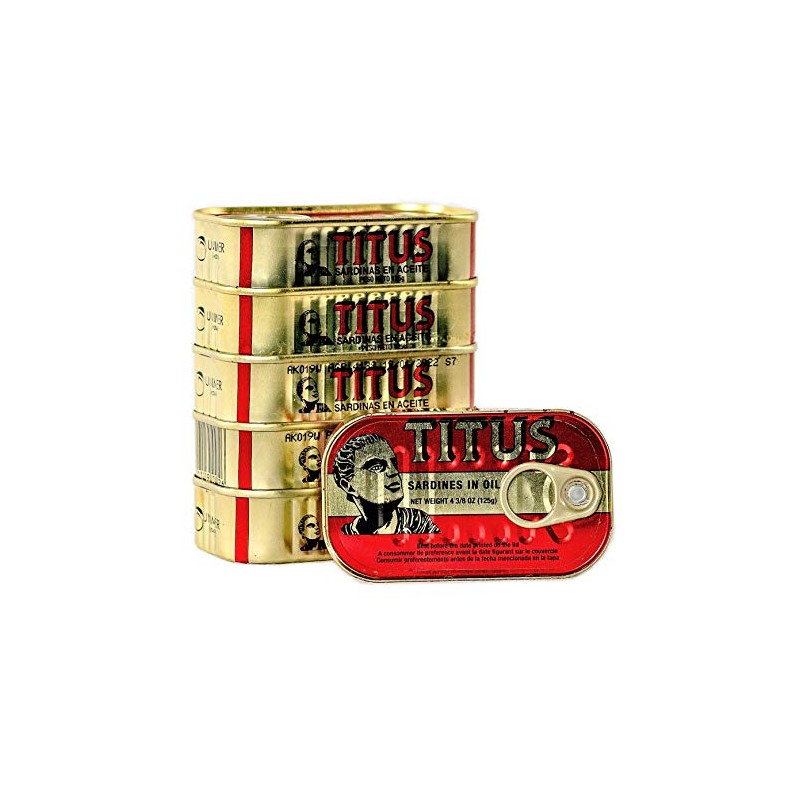 Titus Sardines Pack of 5 (5X125g)