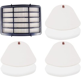 Dttery 3 Foam & Felt + 1 Hepa Filters for Shark Navigator Lift Away Vacuum CU500 NV350 NV351 NV352 NV355 NV356E NV360 UV440 UV540, Replacement Part XFF350 XHF350