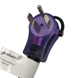 Parkworld 63814 RV 50 AMP Splitter Adapter NEMA 14-50P to L5-30R for RV Shore Power 30A Outlet & 14-50R for EV Charger, 240 Volt (3FT)