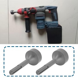 OTOTEC 2Pcs Ground Rod Driver Hammer Drill Rod Converter Compatible with SDS Plus System Rotary Hammers and Hammer Drills(85x35mm)