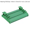 sourcing map DIN Rail Support for PCB Housing Bracket 135
