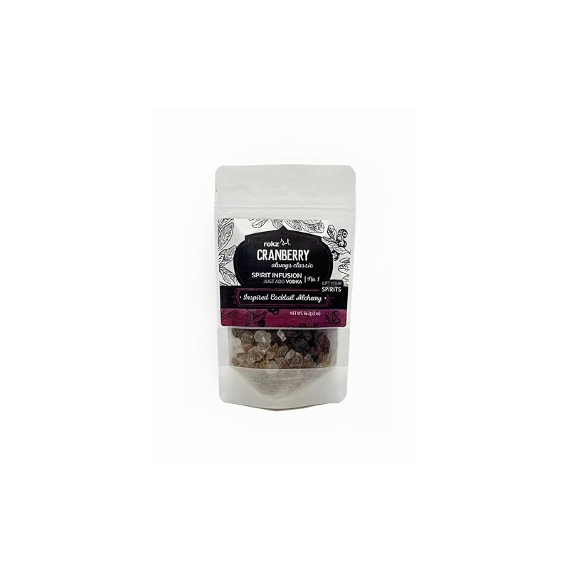 Rokz Cranberry Spirit Infusion Blend for Cocktails