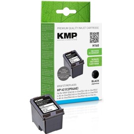 KMP Tintenpatrone passend für HP 62 Black (C2P04AE) - H160 - für HP Envy 5540 5541 5542 5544 5545 5546 5547 5548 5600 5640 5642 5643 5644 5646... etc.