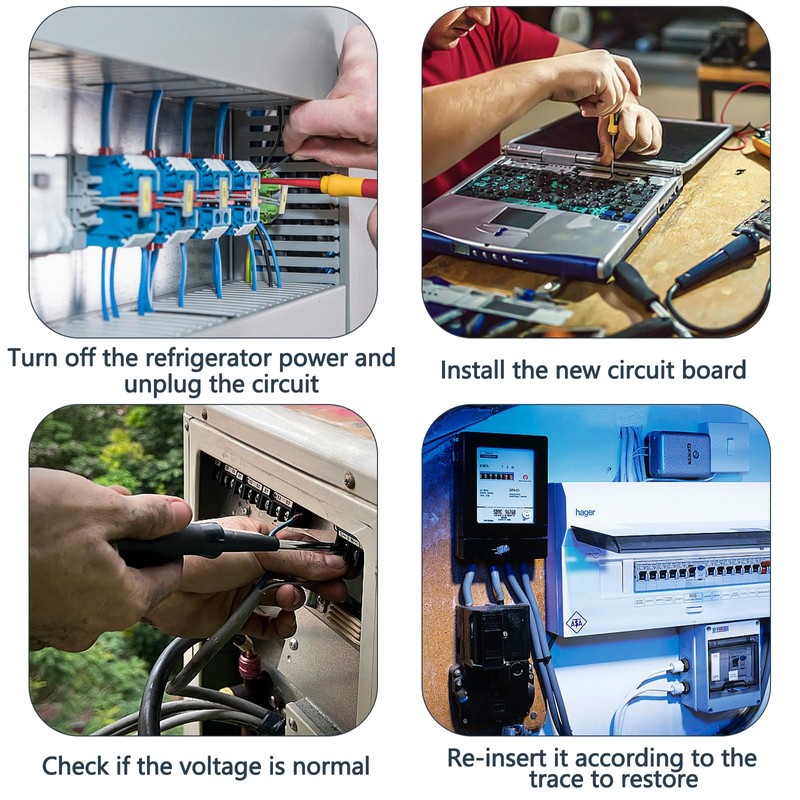 Ameri Upgraded 621271001 RV Refrigerator Power Board Circuit Board Replacement