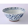 KIKUKCB Chrysanthemum Arabesque UK Noodle Bowl, 33.8 fl oz (1,100