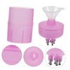 FOMIYES 3 Sets Cone Applicator Dropper Bottle for Hair Dye