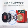 MUZEN Button Speaker Bluetooth Mini Size/Wireless/Retro Style/Cute/Gift(Cherry Red)