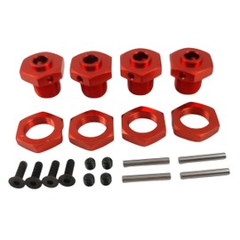 17mm Aluminum Wheel Hex Hub & Nut Set – RC Car Upgrade for Arrma 1/8 Typhon 4X4 3S BLX & 550 MEGA, Fits Hex Wheels, Replaces #AR310906#ARA310906#AR310904#ARA310904
