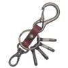 highstyle Tochigi Leather & Mini Carabiner & 4 Hooks +
