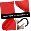 TEHAUX 1pc Portable Earphone Storage Bag and Shockproof Headset Protector
