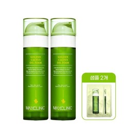 Home Shopping The same Max Clinic Oil Foam Cleansing Golden Cactus 2 110g+2 samples / 홈쇼핑 동일 맥스클리닉 오일 폼 클렌징 골든 선인장 대용량 110g 2개+샘플 2개