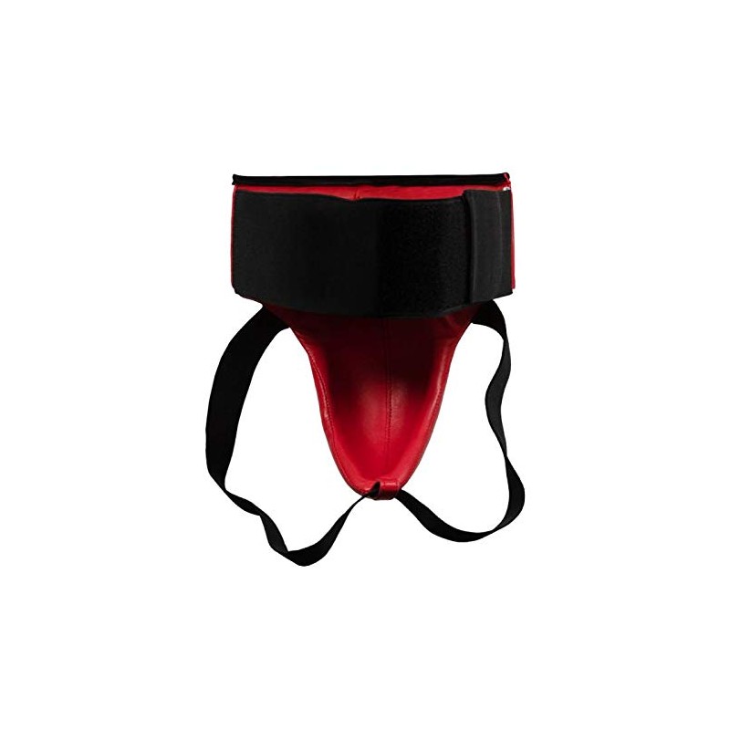 Title Boxing Classic Groin Protector Plus 2.0, Red/Black, Large