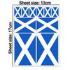 Biomar Labs® 10 x Vinyl Stickers Set Decals Scotland Scottish