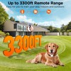 Dog Shock Collar, 3300ft Dog Training Collar with Remote, IPX7