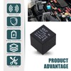 Neferta 4 PCS Car 5-pin Relay, DC 12V 40A Full