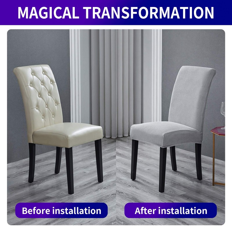 Howhic Stretch Chair Covers for Dining Room Set of 2,