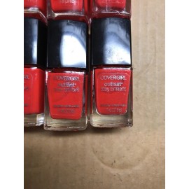 COVERGIRL Lot Of 6 Covergirl Outlast Stay Brilliant Nail Polish - 100 RED-DY AND WILLING