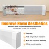 Gekufa 5 FT Baseboard Heater Cover with Left and Right
