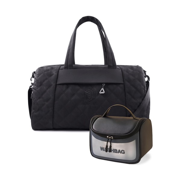 Remedare Travel Duffle Bag Weekend Bag Luggage with Toiletry Bag