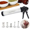 GGYCASE 2LB Large Capacity Stainless Steel Jerky Gun Kits, Sausage