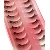 Half False Eyelashes, 10 Pairs False Eyelashes, Russian Strip Lashes,